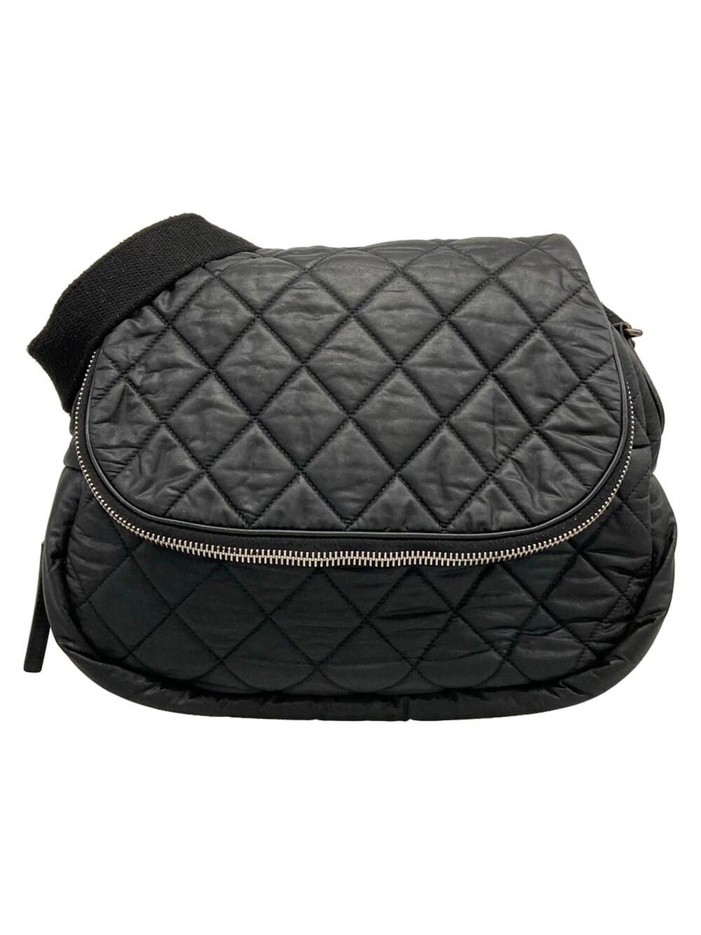 Chanel Coco Cocoon Black Nylon Shoulder #358617C89B